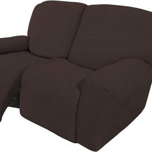 Easy-Going 6 Pieces Recliner Loveseat Stretch Sofa Slipcover Sofa Cover